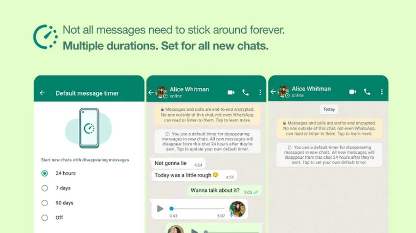1638871872 992 WhatsApp yeni otomatik silme secenekleri ekledi Varsayilan Mesaj Zamanlayici.jpg