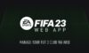 FIFA 23 web app