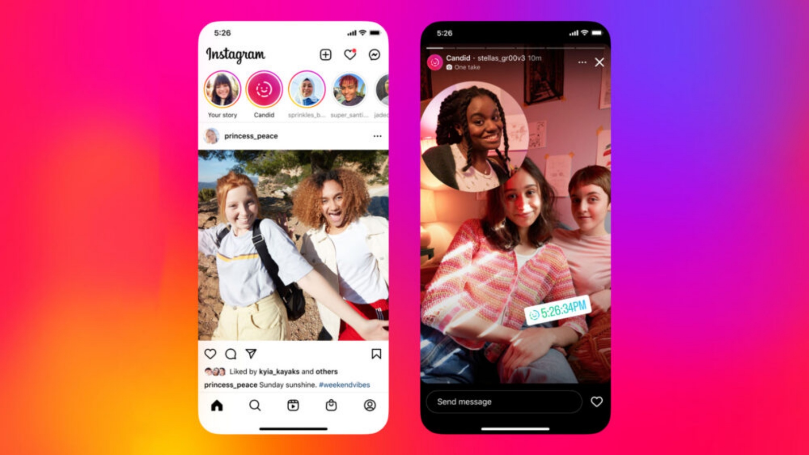 Instagram'da BeReal özelliği entegre edildi