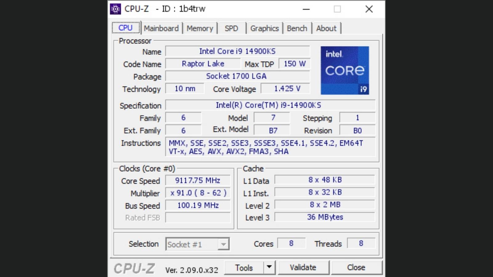 Intel Core i9-14900KS, Rekorlarla Geldi
