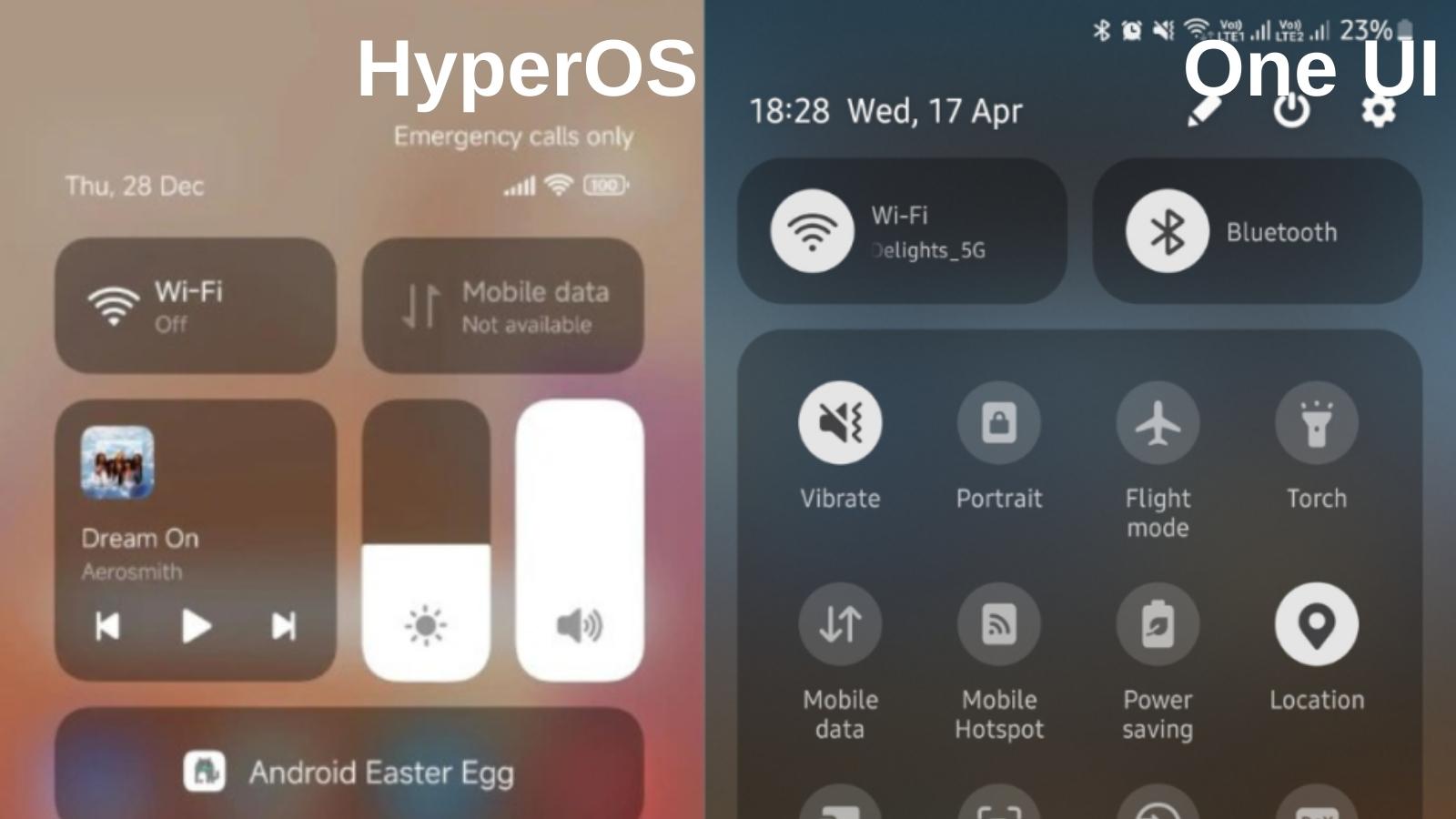 HyperOS ve One UI Arasındaki 7 Temel Fark