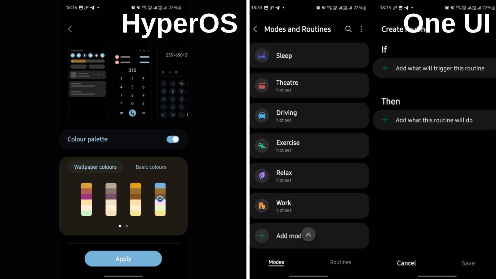 HyperOS ve One UI Arasındaki 7 Temel Fark