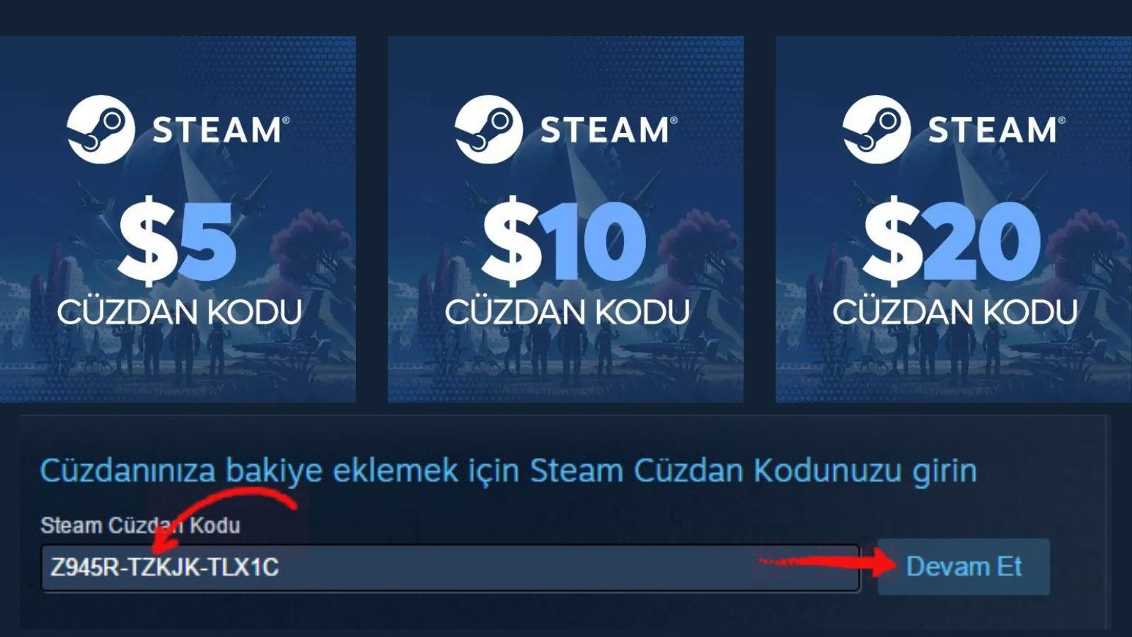 Steam Cüzdan Kodu Nedir, Nasıl Alınır?