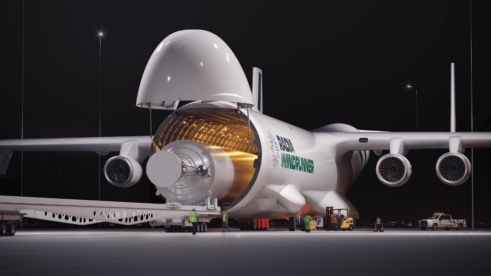 Dünyanın En Büyük Askeri Nakliye Uçağı WindRunner Tanıtıldı