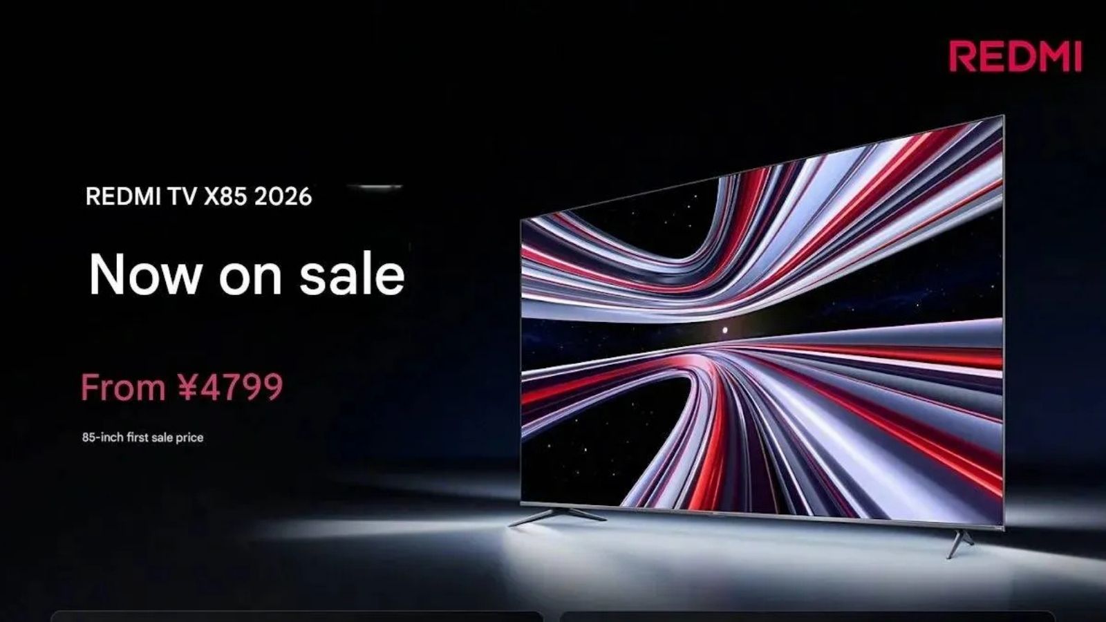 Xiaomi’den 85 İnçlik Yeni Televizyon: Redmi TV X 2026