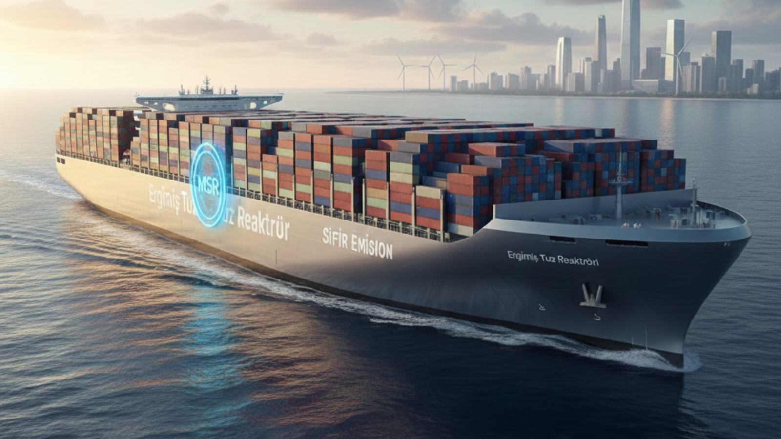 çin nükleer kargo gemisi