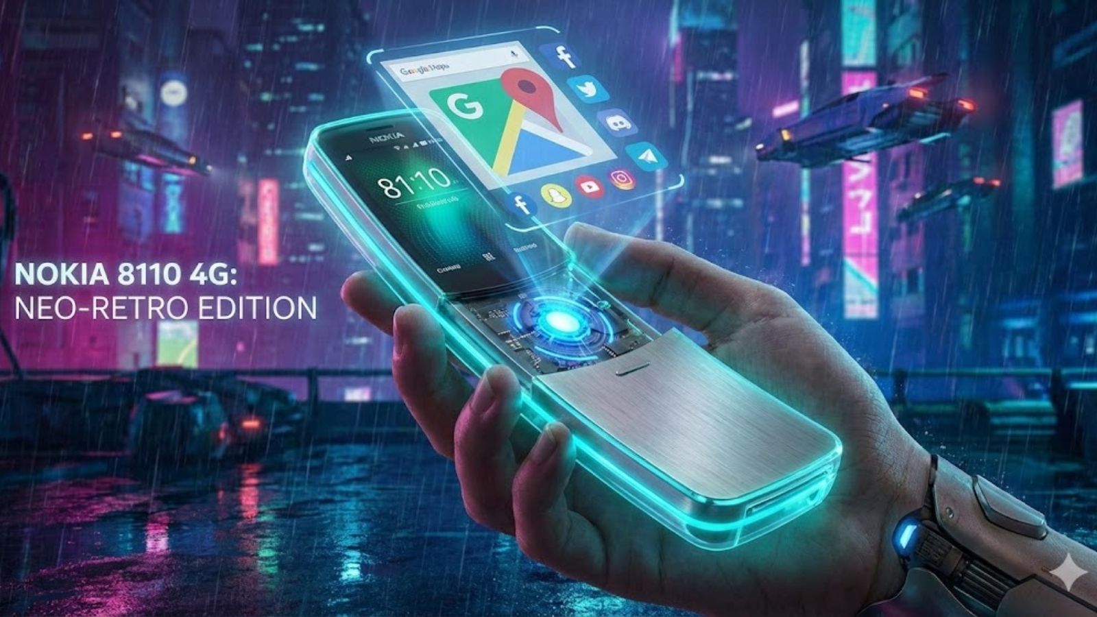 Nokia 8110 4G Özellikleri: Efsanevi Muz Telefon