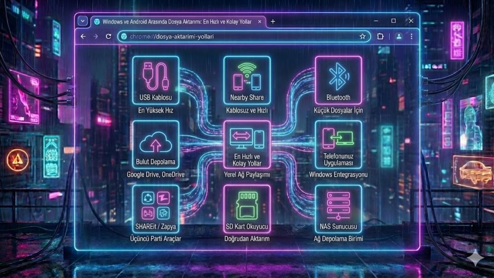Windows ve Android Arasında Dosya Aktarımı: En Hızlı ve Kolay Yollar
