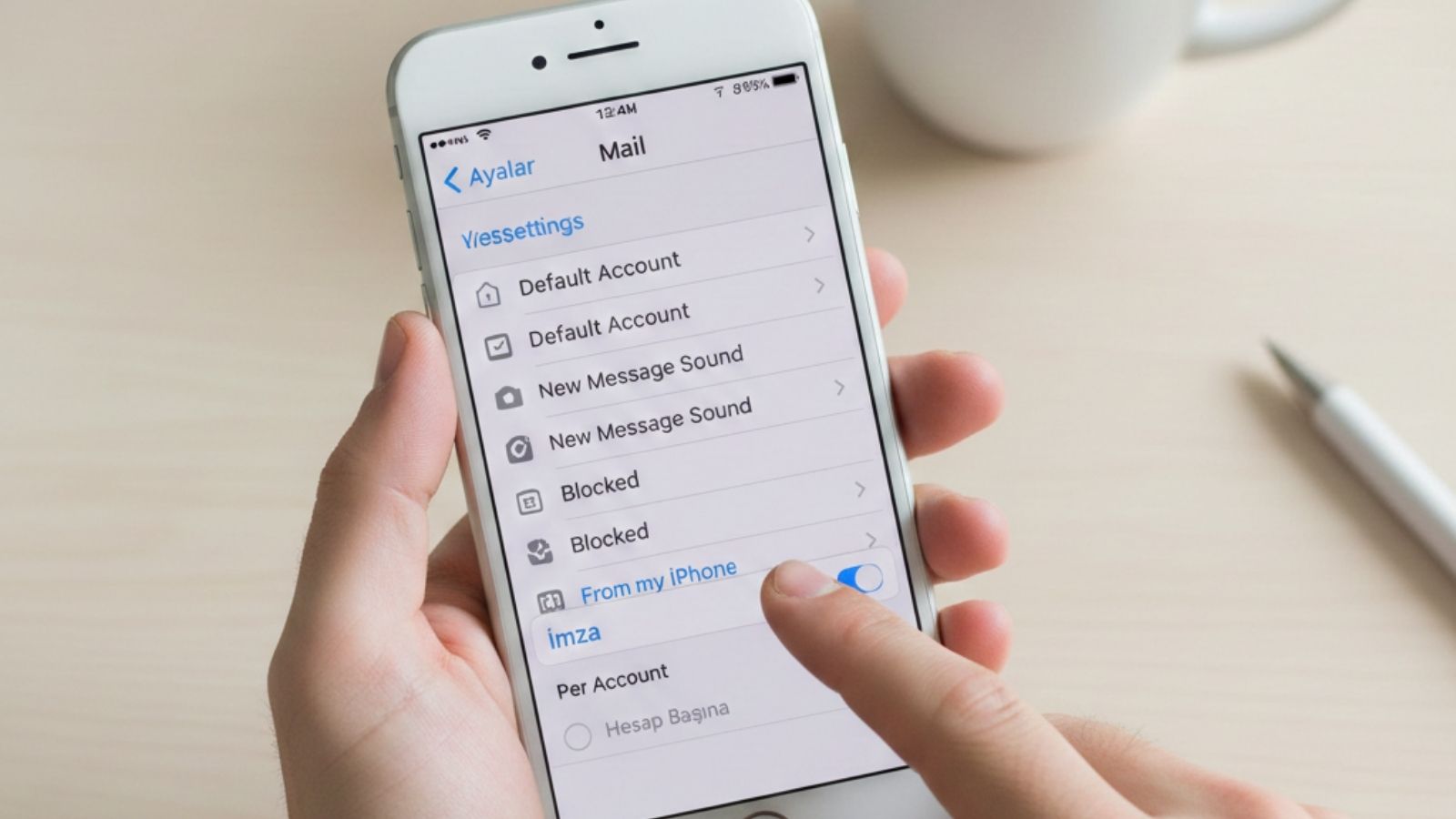 iPhone'da Mail İmzası Nasıl Eklenir?