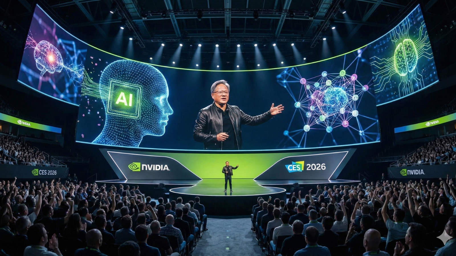 Nvidia CEO’su Jensen Huang CES 2026