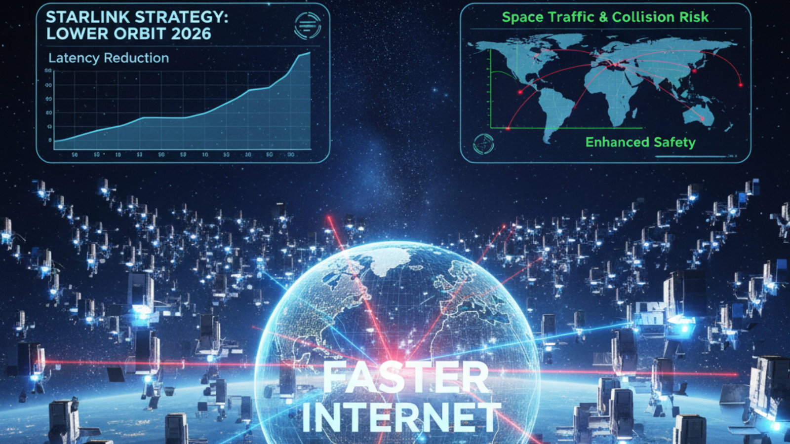 Starlink’ten Kritik Hamle: Uydu Yörüngeleri Daha Güvenli ve Hızlı İnternet İçin Alçalıyor