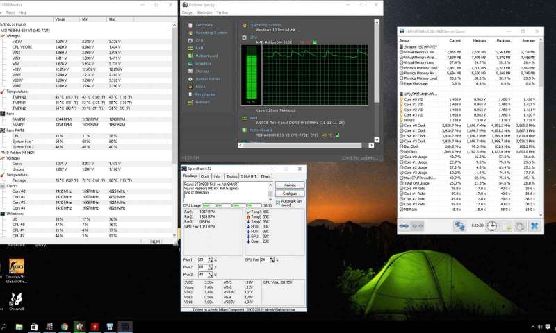 pc sıcaklık ölçme