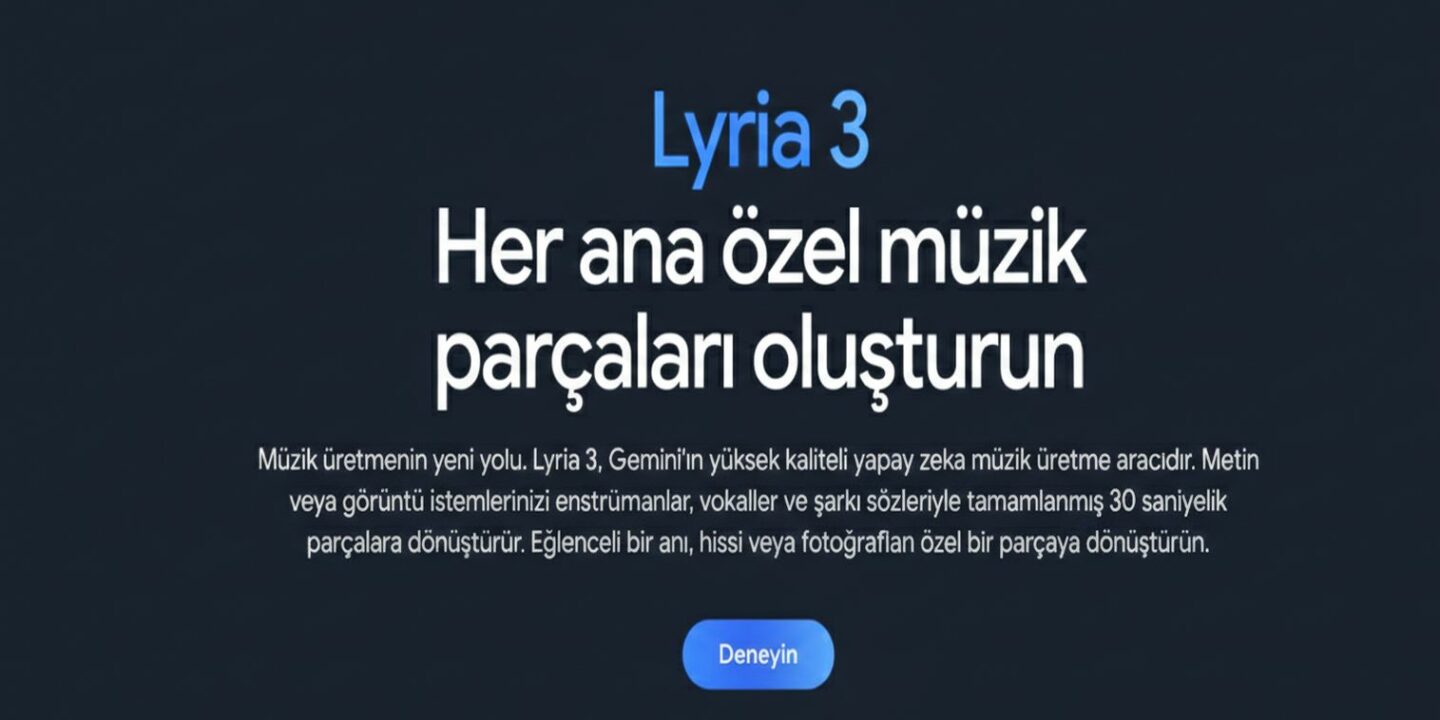 Gemini Artık Şarkı Oluşturuyor: Lyria 3 Tanıtıldı