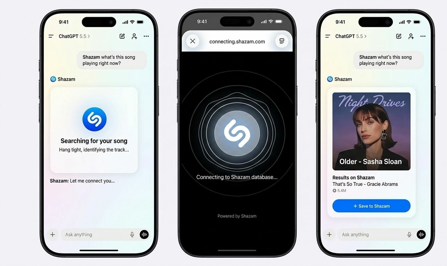 Shazam Artık ChatGPT'nin İçinde: Duyduğunuz Şarkı Saniyeler İçinde Ekranda