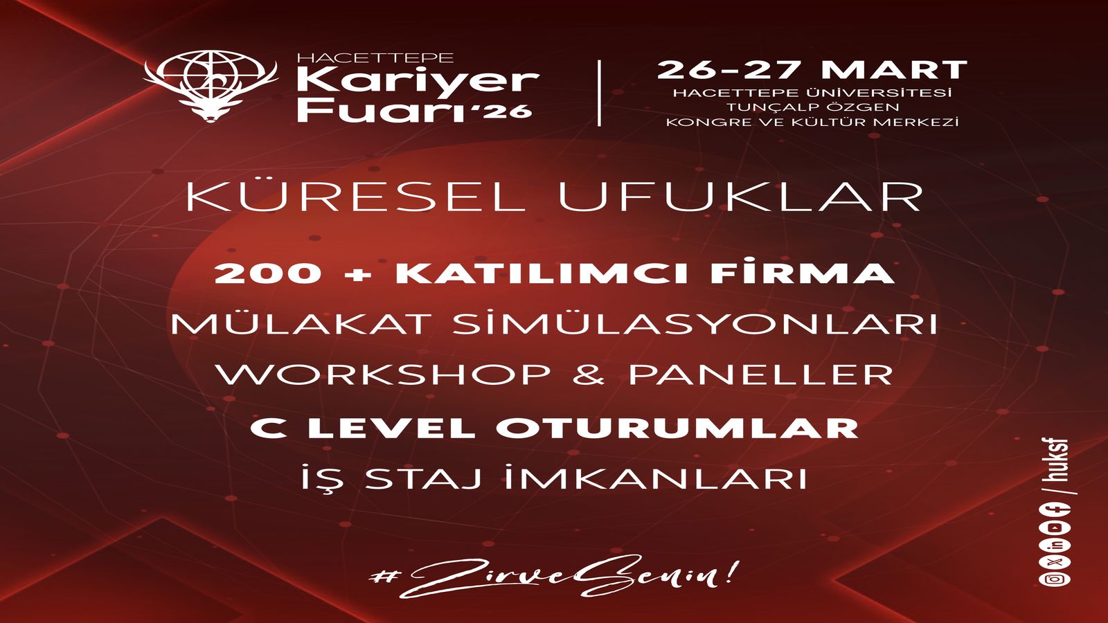 Hacettepe Kariyer Fuarı: 26-27 Mart’ta Geleceğe Kapı Aralayın!