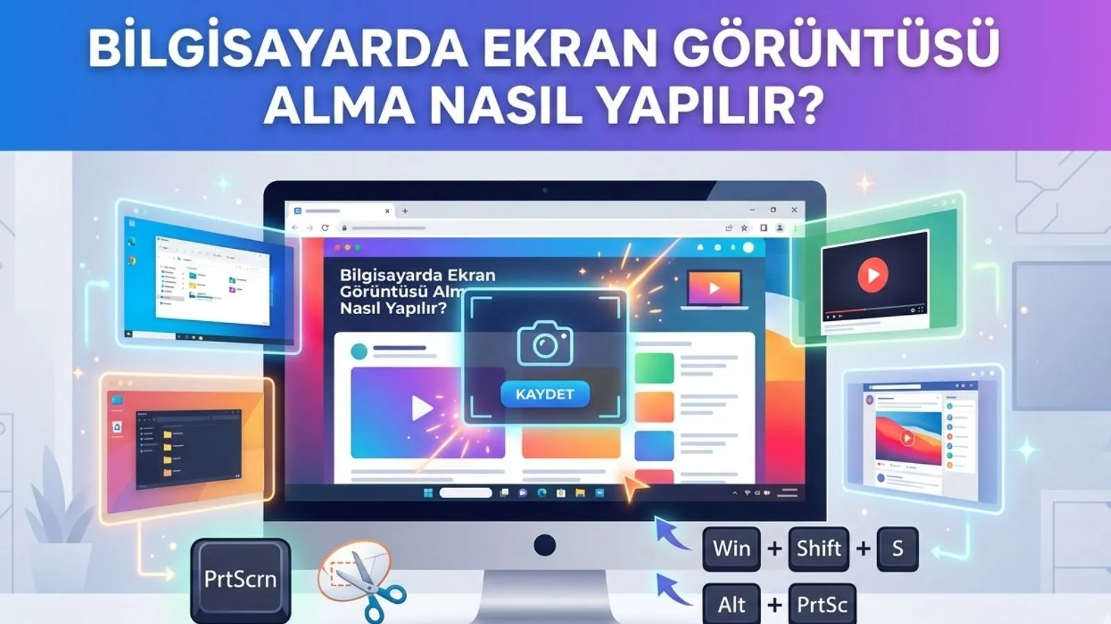 Bilgisayarda Ekran Görüntüsü Alma Nasıl Yapılır?