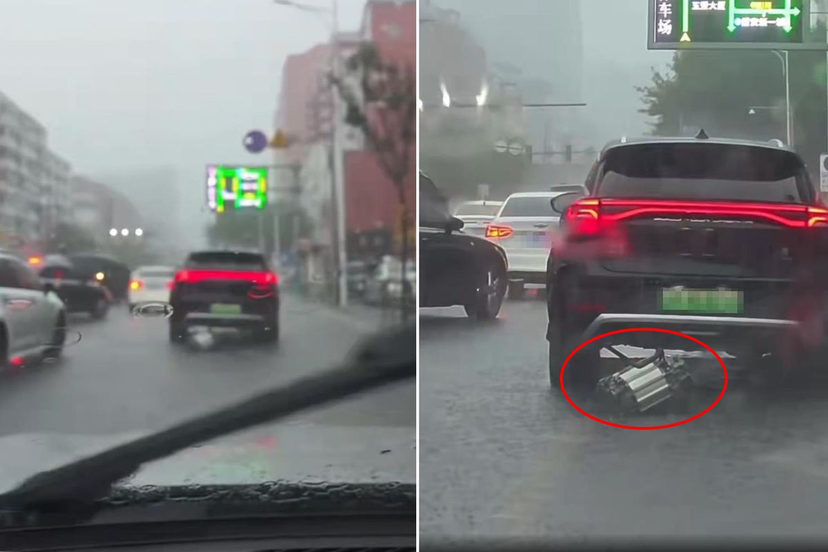 Yolda Giden BYD`nin Motoru Düştü 2 İlk İddialar Kafa Karıştırdı
