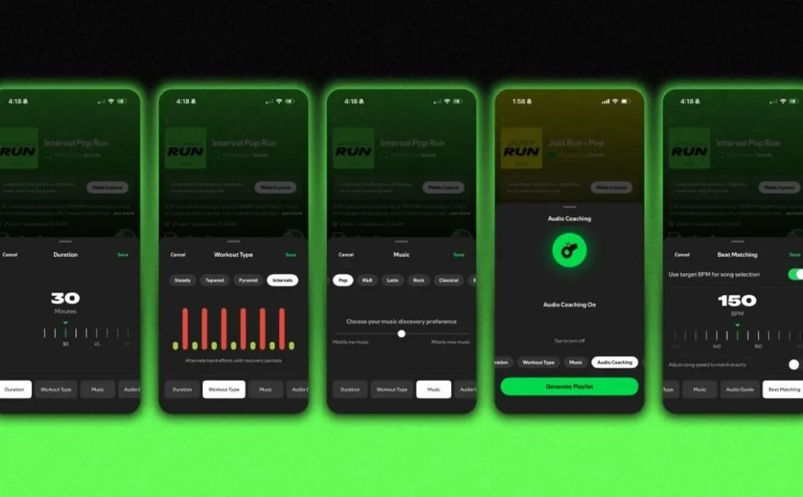 Spotify'dan Koşu Temposuna Göre Müzik Özelliği