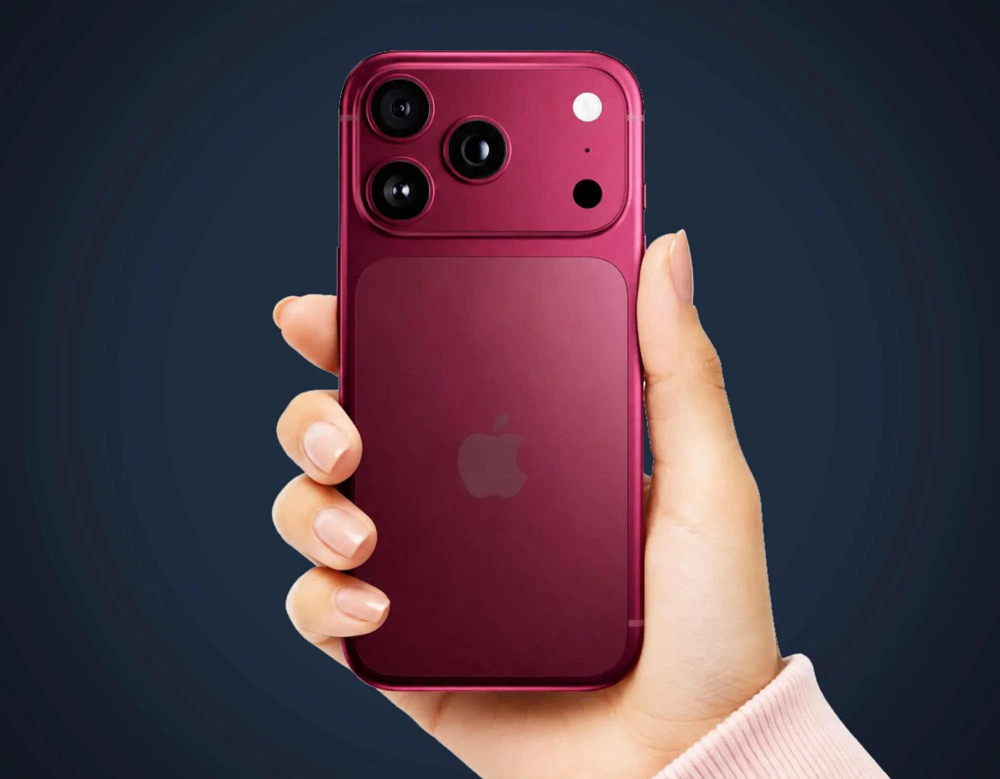 iPhone 18 Pro Dark Cherry Rengi Piyasada 3 Yeni renk maketlerde de görüntülendi
