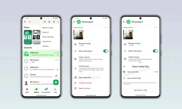 WhatsApp Kanal Depolama Temizliği