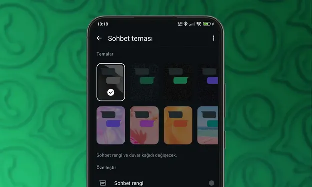 WhatsApp Sohbet Temalarını Yeniliyor
