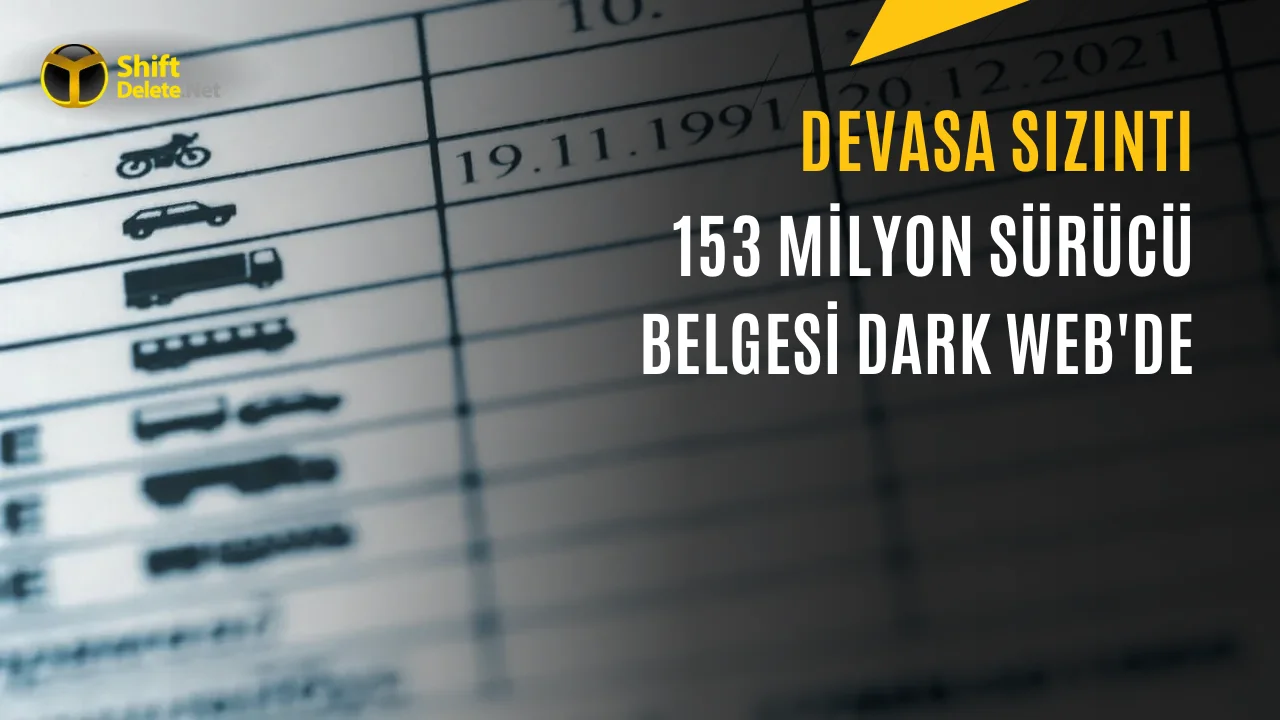 53 Milyondan Fazla Sürücü Belgesi Dark Web’de!