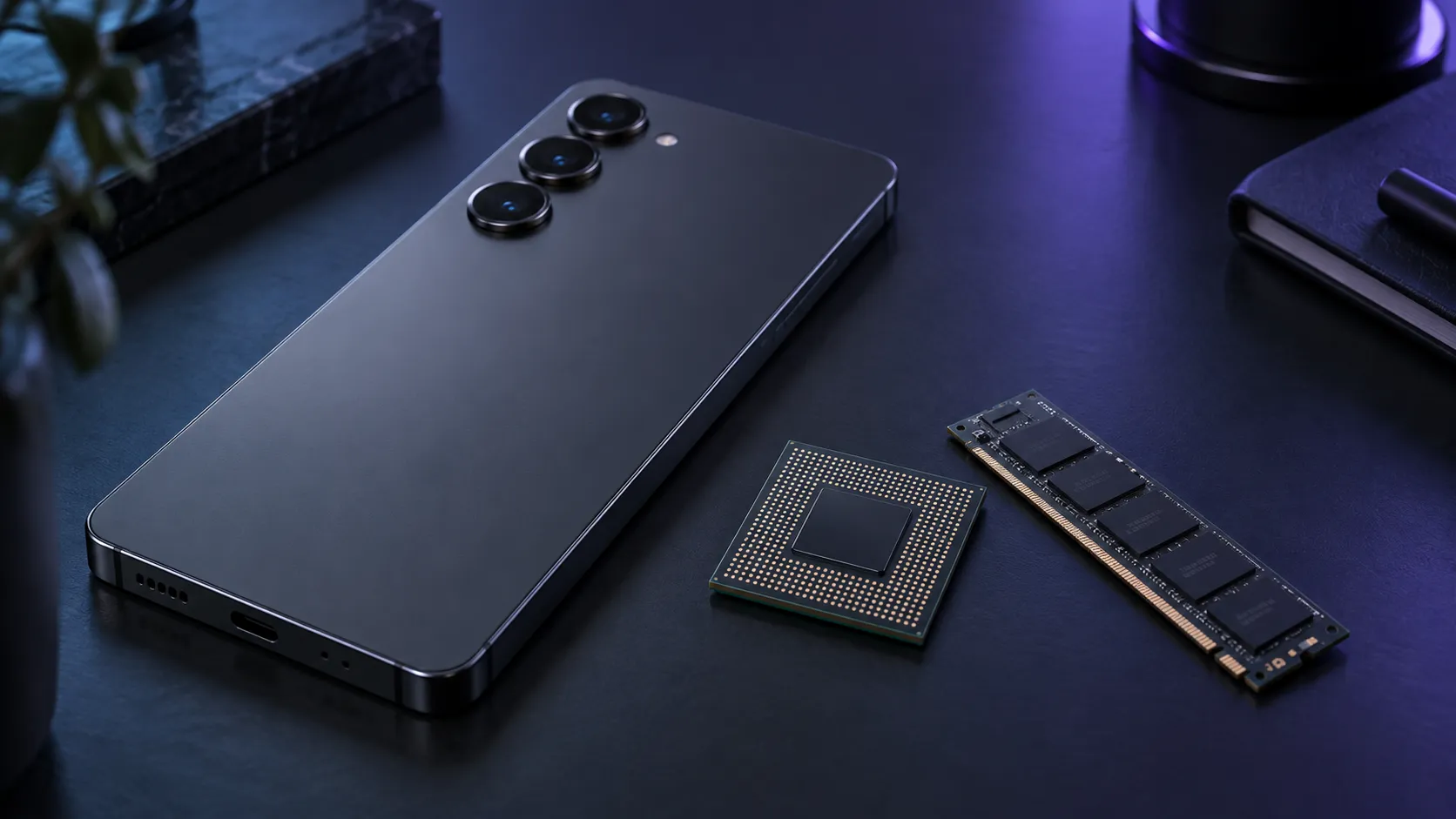 Galaxy S27 RAM ve işlemci iddialarını anlatan temsili görsel.