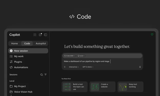 Microsoft Copilot’a 3 Yeni Özellik Geliyor 2 Copilot Code