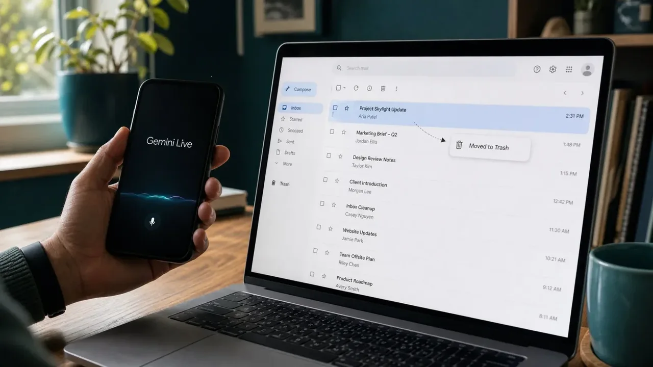 Gmail, Docs ve Keep artık sesle yönetilecek!