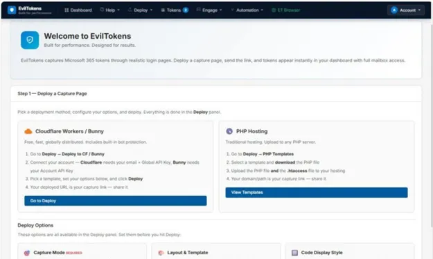 Yapay Zekâ Dolandırıcılık İçin Kurban Seçti 3 EvilTokens Yapay Zeka Destekli Dolandırıcılık Platformu