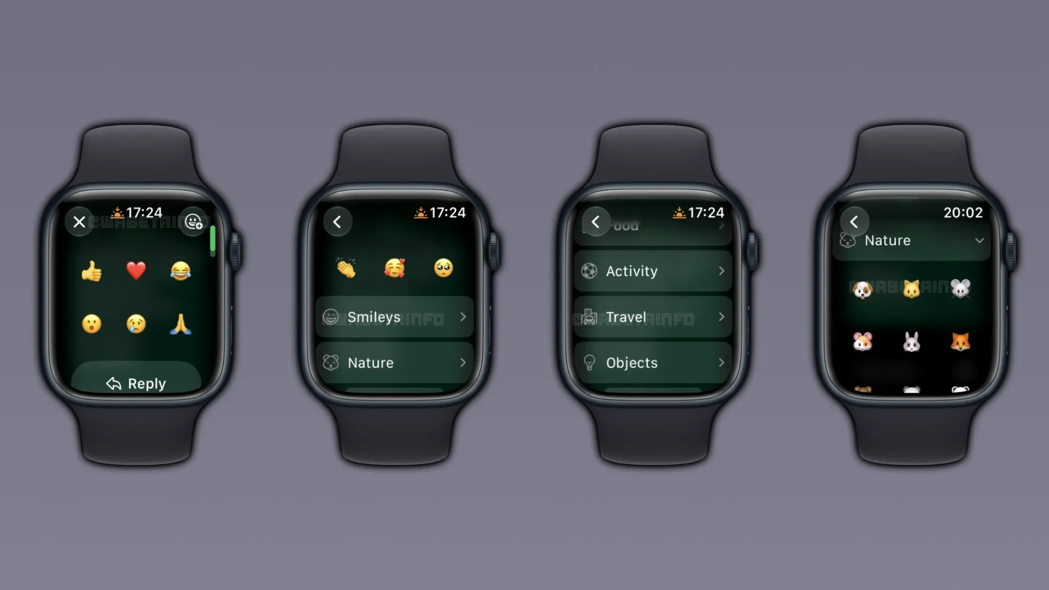 WhatsApp’tan Apple Watch kullanıcılarına yeni özellik: Emoji sınırı kalktı 3 WhatsApp’ın yeni özelliği sayesinde Apple Watch üzerinden farklı emojilerle hızlı tepki verilebilecek.