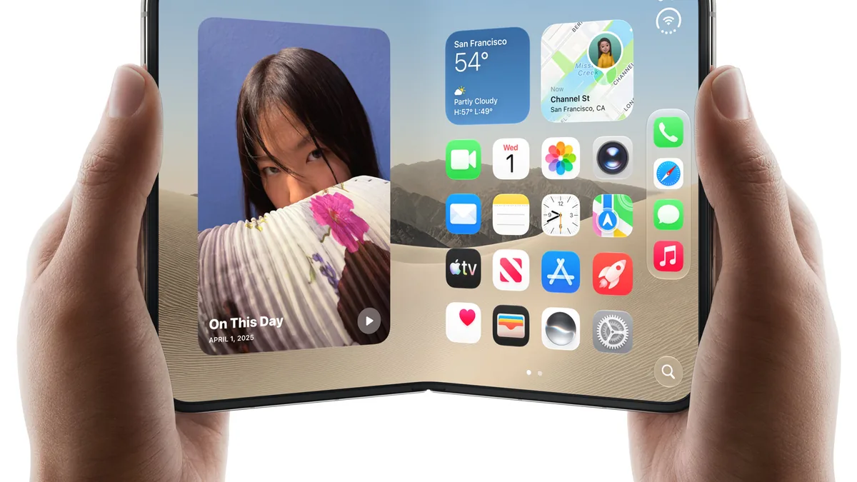 iPhone Duo Menteşe Testi: 32.640 Katlamadan Sonra Ne Oldu? 2 iPhone Duo menteşe testi sonrası iç ekran