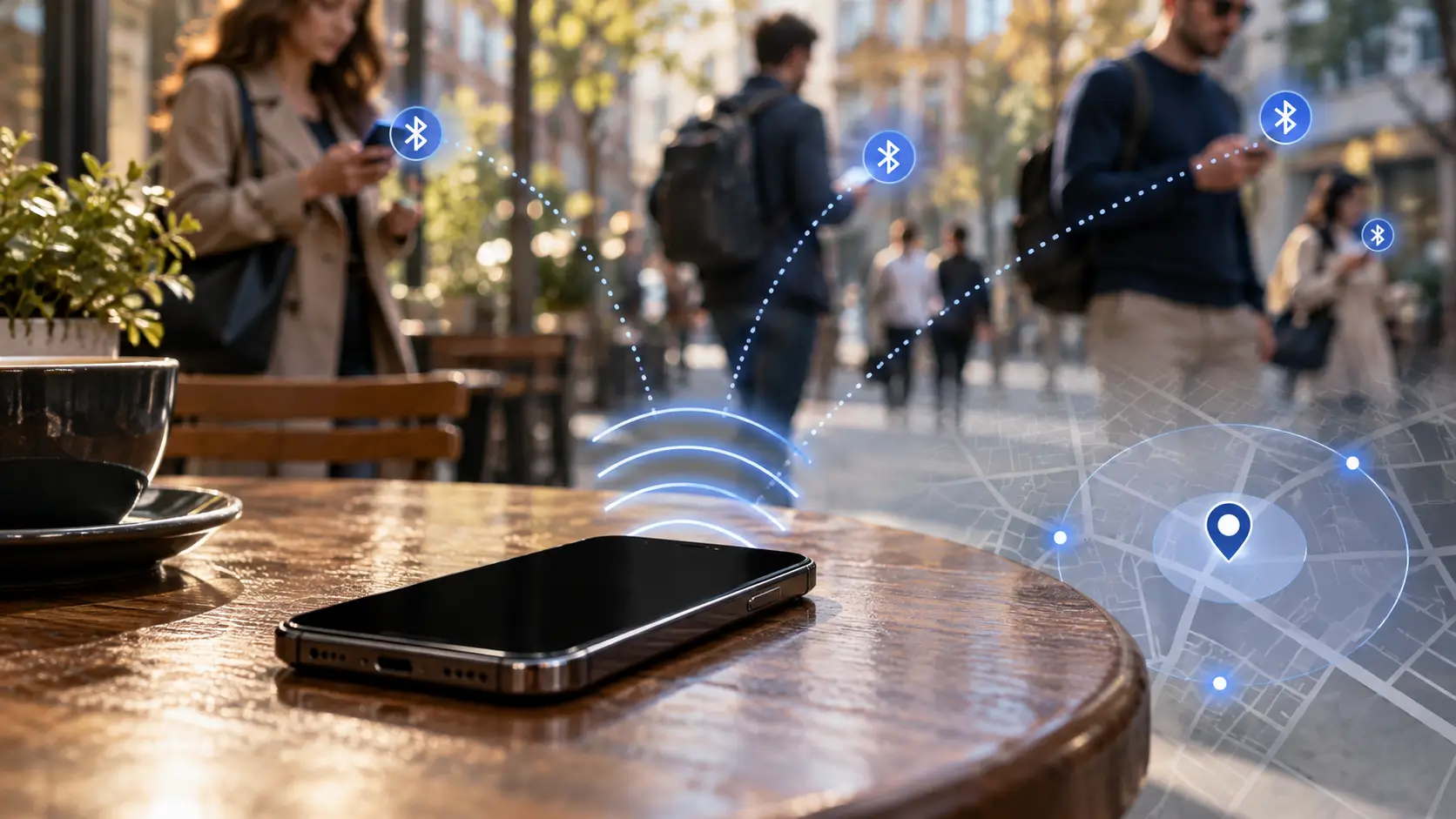 Kapalı telefonların konumu, desteklenen modellerde düşük güç tüketimli Bluetooth sinyalleri ve yakındaki cihazların katıldığı bulma ağlarıyla tespit edilebiliyor.