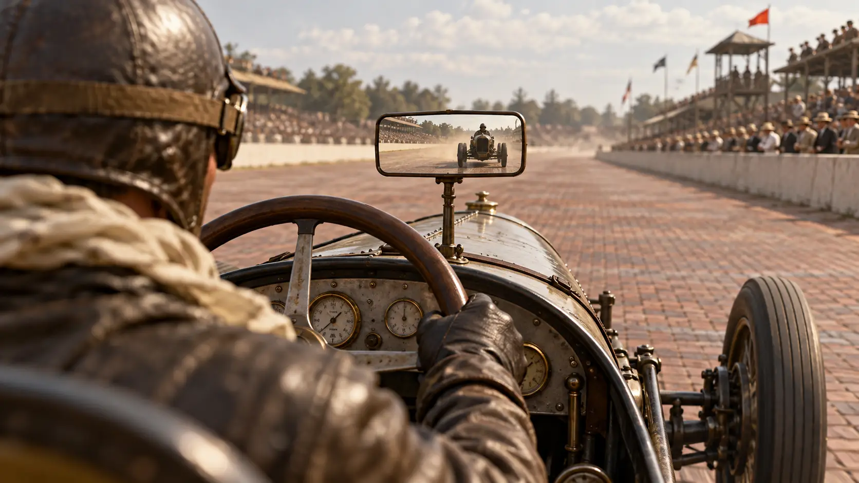 Dikiz aynasının ortaya çıkışı yalnızca 1911 Indianapolis 500 yarışına dayanmıyor. Dorothy Levitt’in 1909’da önerdiği el aynasını,