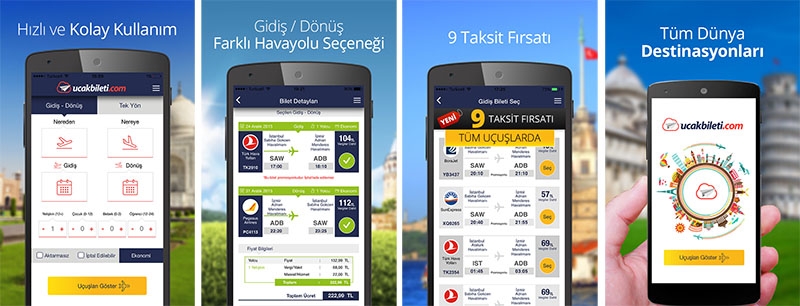 En ucuz Ucakbileti.com Android uygulaması