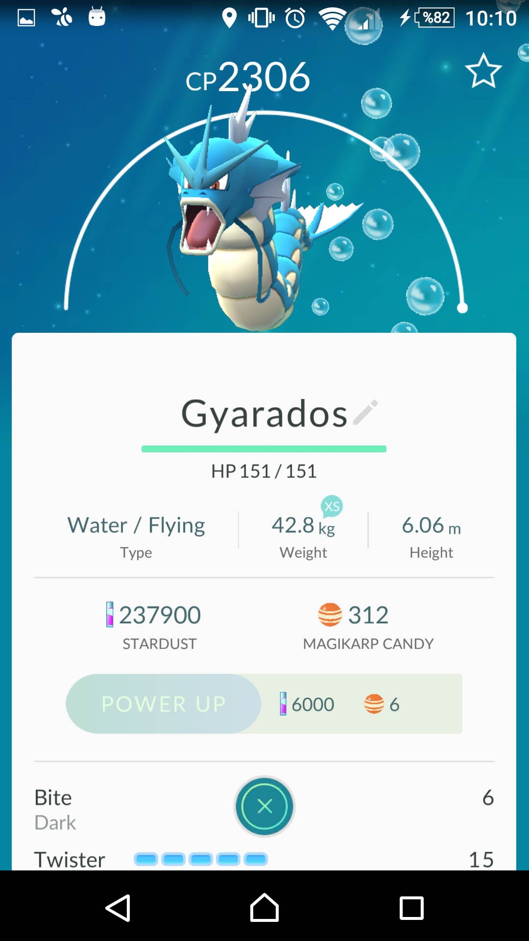 Pokemon Go Gyarados