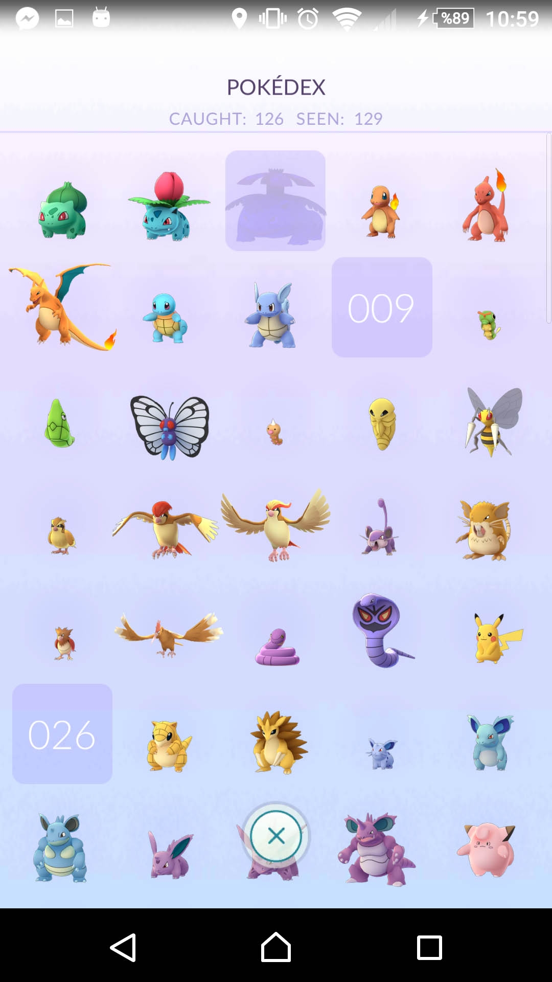 Pokemon Go 30. Level Pokedex