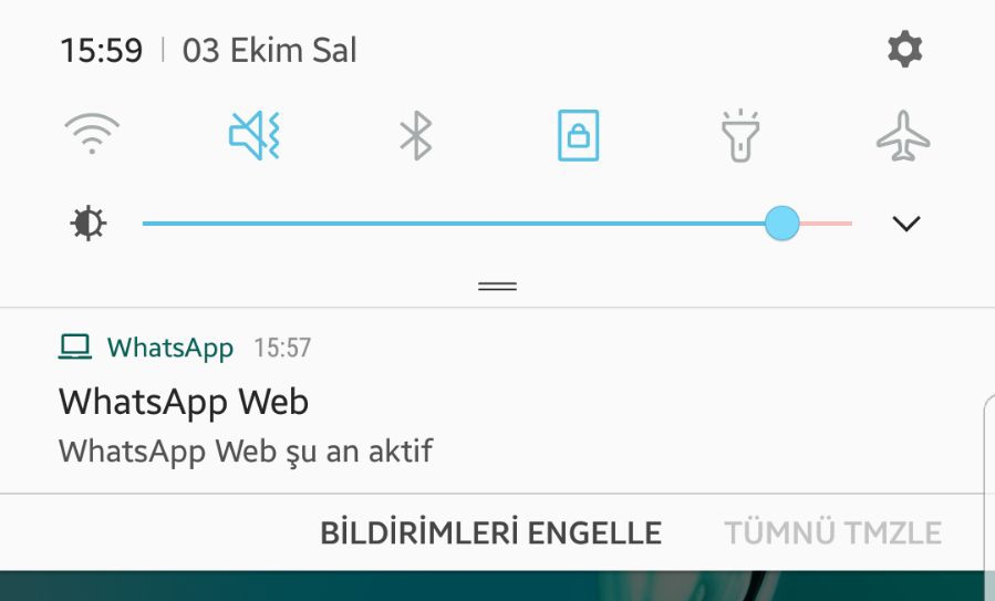 Aktif Whatsapp Web oturumlarını kapatma