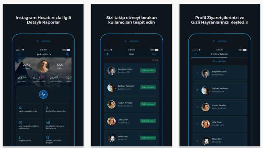 instagram için reports