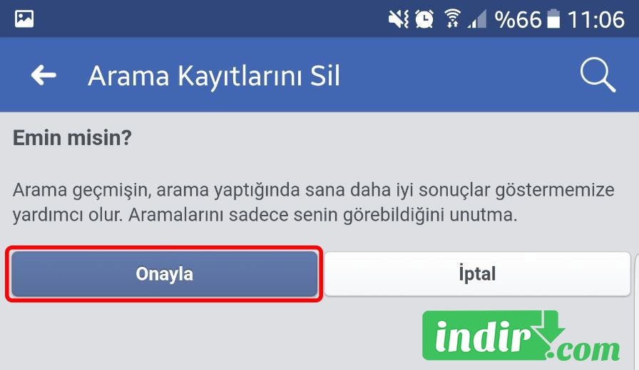 Telefonda Facebook Arama Geçmişi Nasıl Silinir?
