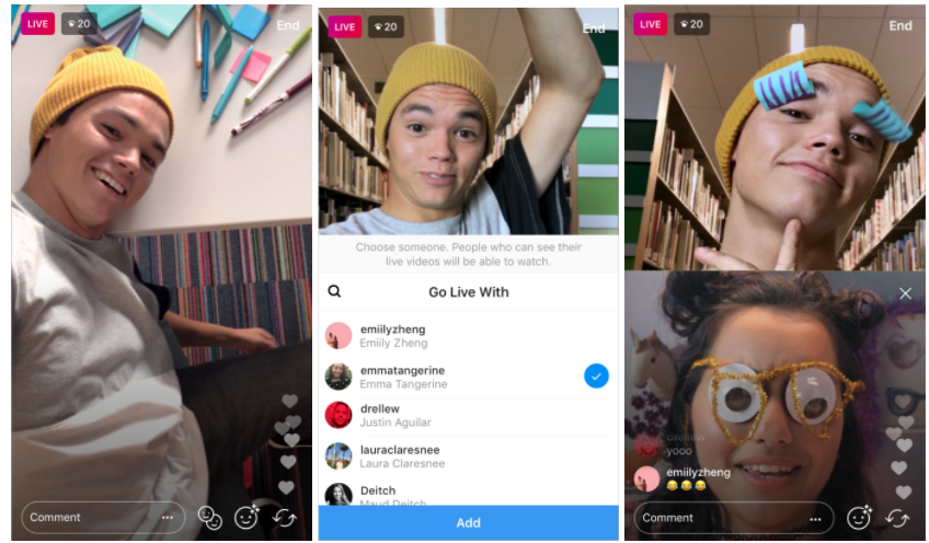 Instagram?da insanlar artık arkadaşlarıyla birlikte canlı yayın yapabilecek