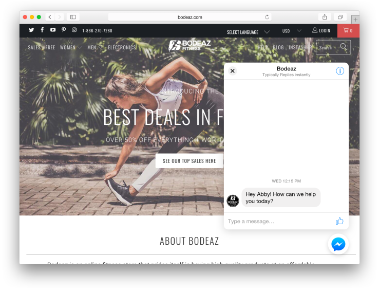 Web siteleri İçin Facebook Messenger Tanıtıldı