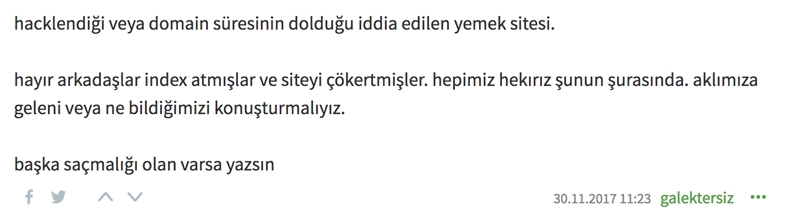 Yemeksepeti.Com Domaini Uzatmayı Unuttu!