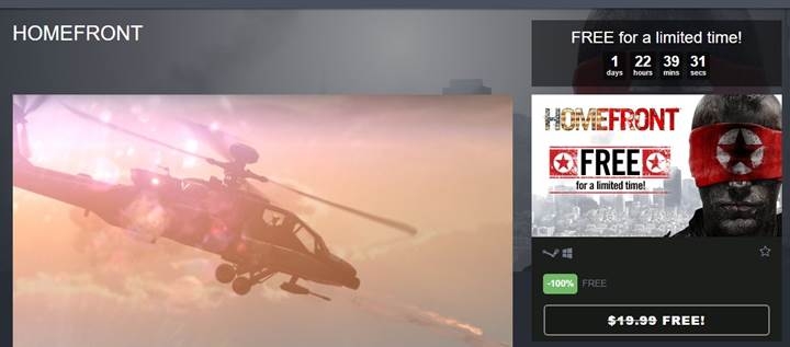 Homefront Ücretsiz Oldu!