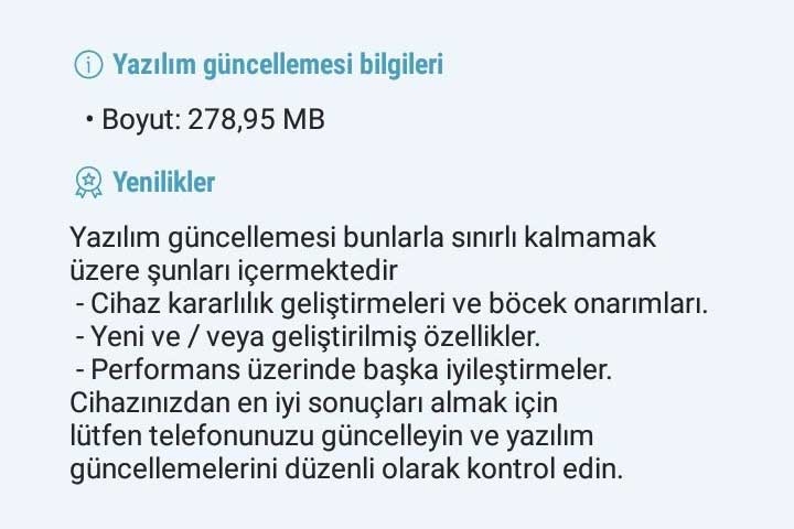 Note 5 Güncelleme