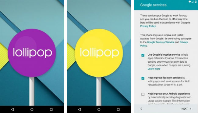 Android 5.0 Lollipop Ekran Görüntüleri