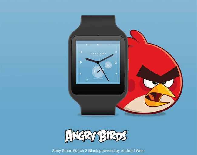 Angry Birds Aviator Watch Face