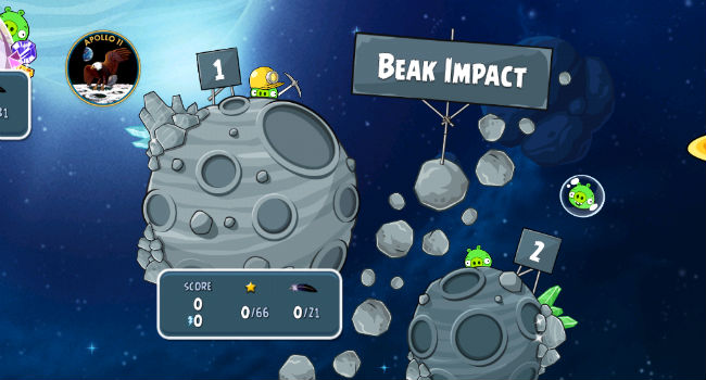 Angry Birds Space: Beak Impact
