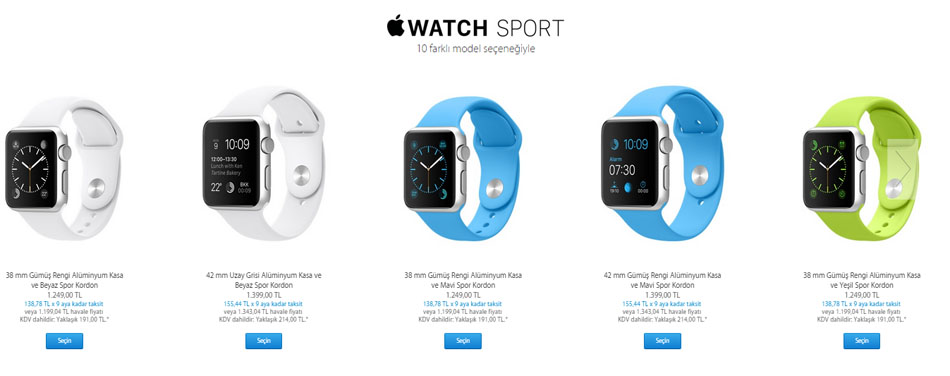 Apple Watch Fiyatları
