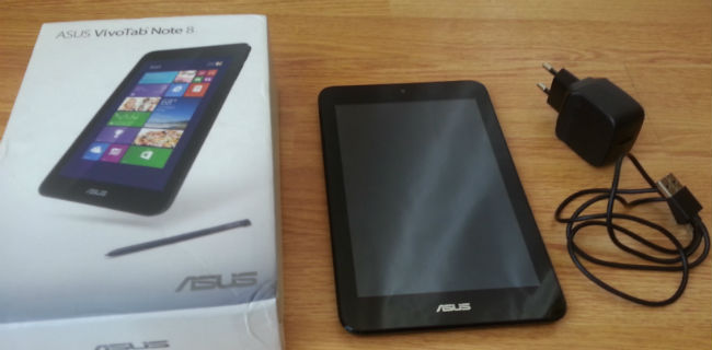 Asus Vivotab Note 8 Kutu İçeriği